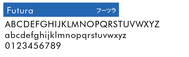 欧文書体　Futura